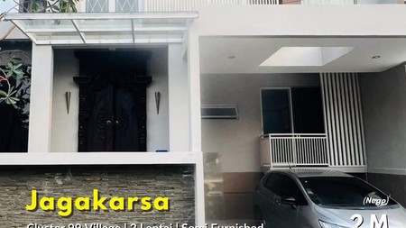 Rumah baru 2 lantai dalam cluster di Jagakarsa