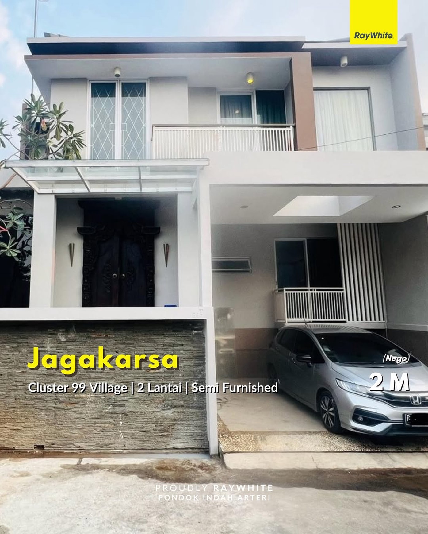 Rumah baru 2 lantai dalam cluster di Jagakarsa