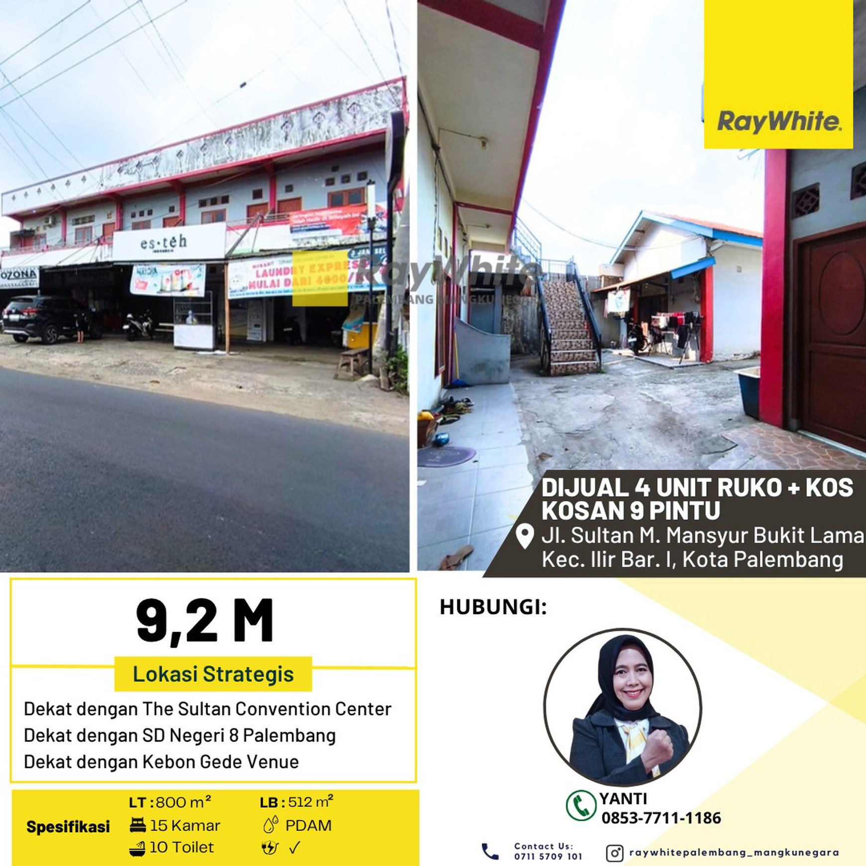 RUKO JUAL MURAH PALEMBANG 