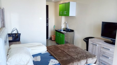Apartemen De papilio Surabaya Selatan, Lantai 38, Type Studio, View Jembatan Suramadu ( the best view ), Full Furnished - WS -