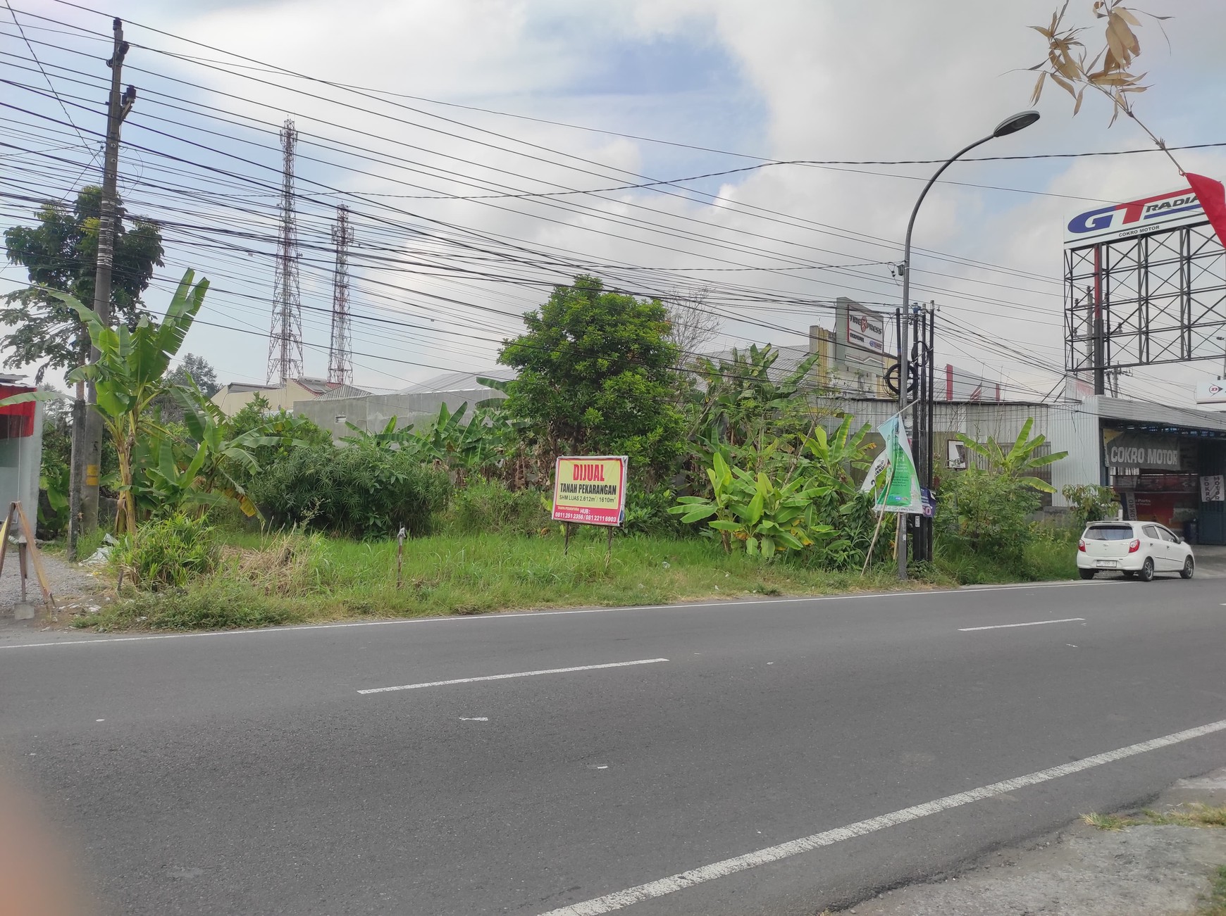 Tanah Luas 2614 Meter Persegi Lokasi Strategis di jl Kaliurang 