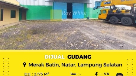 DIJUAL TANAH BONUS GUDANG DI NATAR LAMPUNG SELATAN
