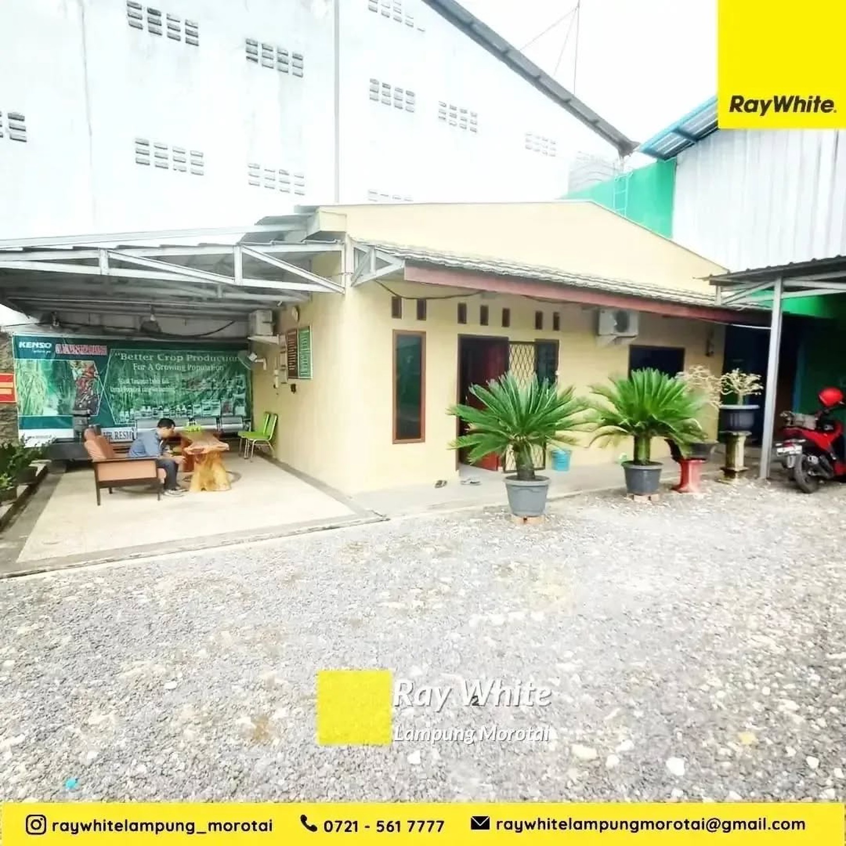 DIJUAL TANAH BONUS GUDANG DI NATAR LAMPUNG SELATAN