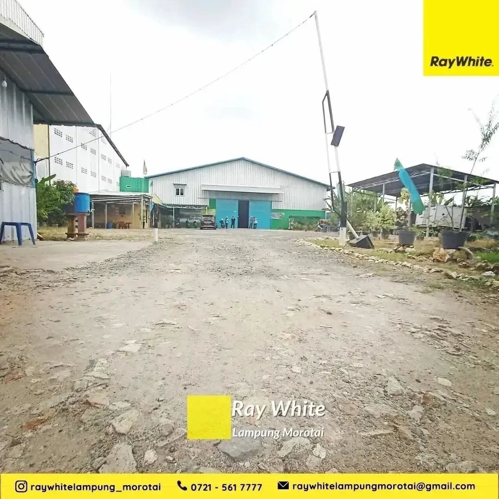 DIJUAL TANAH BONUS GUDANG DI NATAR LAMPUNG SELATAN