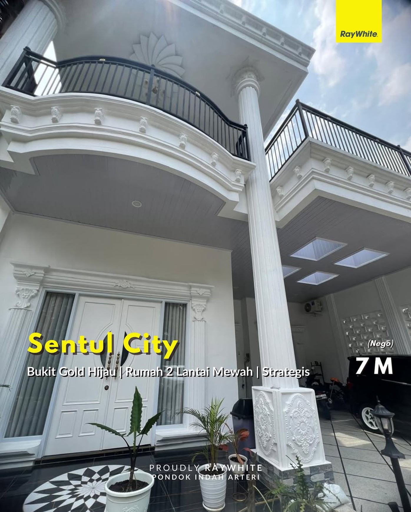 Dijual Rumah Mewah Bukit Golf Hijau Sentul City ada pool, lapangan basket