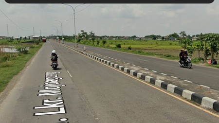 MURAH Dijual 3390 m2 Tanah Industri Raya Bypass Mojoagung - Jombang - Jawa Timur - Nol Jalan Raya Kembar 4 Jalur - Akses Truk Kontainer