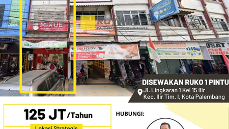 Ruko dekat IP Palembang