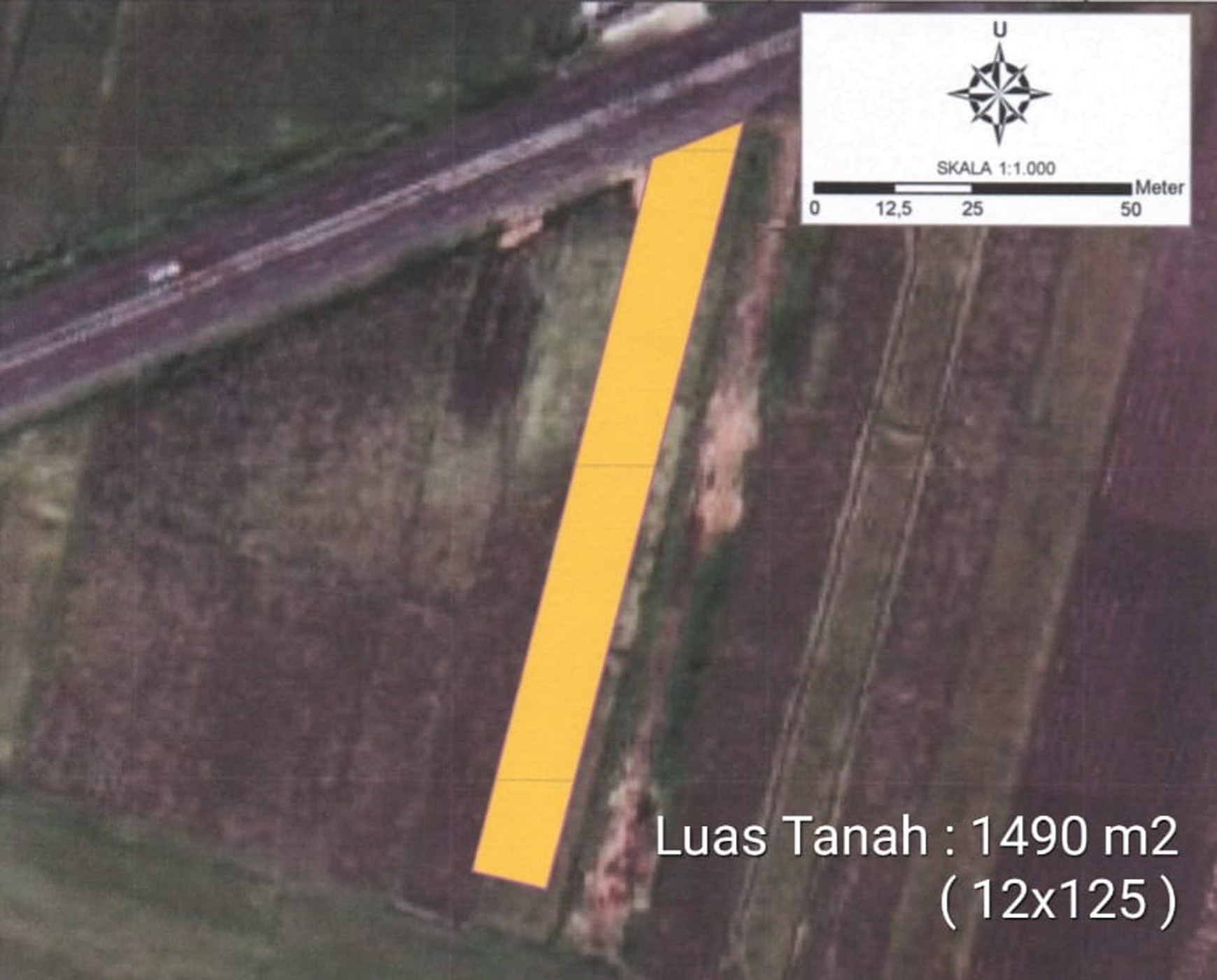 Dijual Tanah  Jalan Raya Bypass Mojoagung Jombang