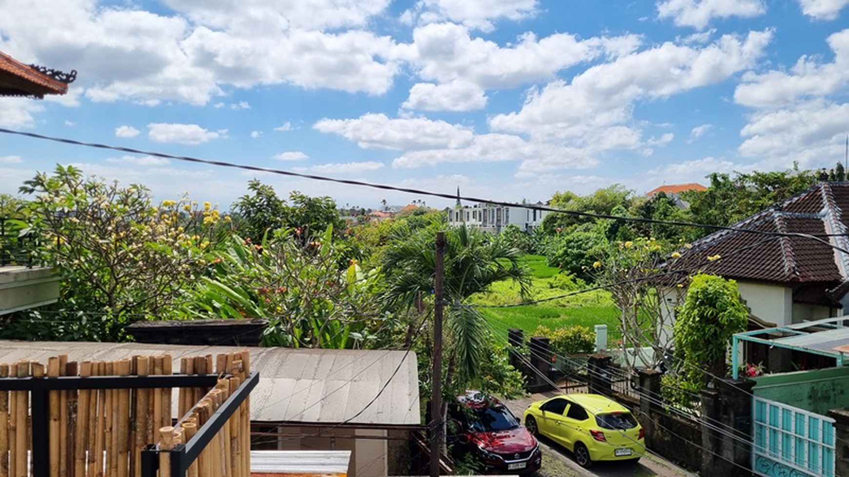 Modern Villa For Sale with Rice Field View and Wide Access in Kerobokan Area