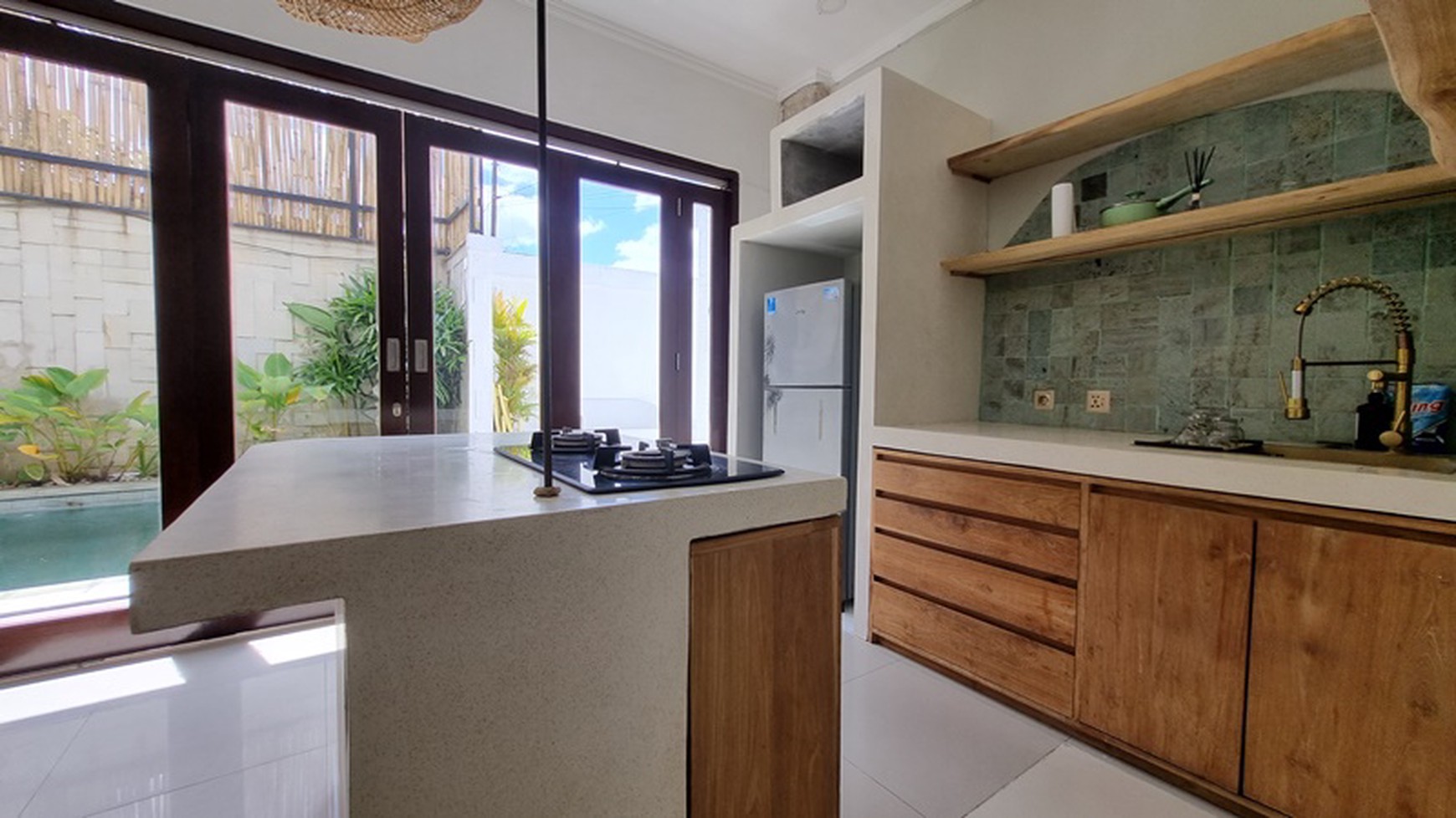 Modern Villa For Sale with Rice Field View and Wide Access in Kerobokan Area