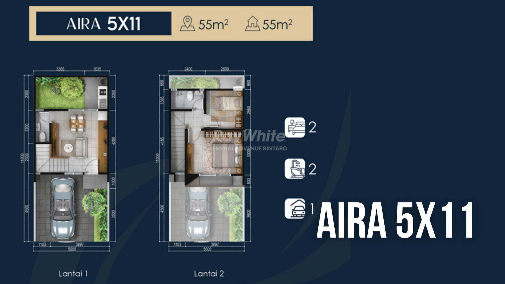 Rumah 2 Lantai di Discovery Riviera Bintaro - Lokasi Strategis Dekat Tol, Rumah Modern Mulai 1.7 M