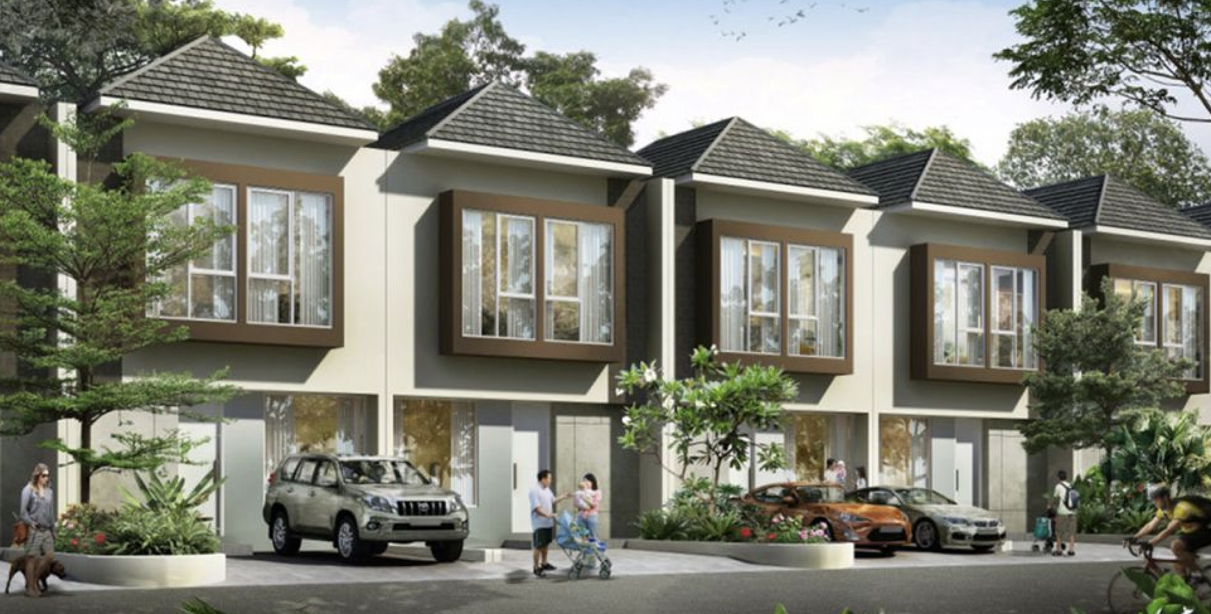 Kavling Tanah Siap Bangun dalam cluster Fortune Terrace, Bintaro Tangerang Selatan .