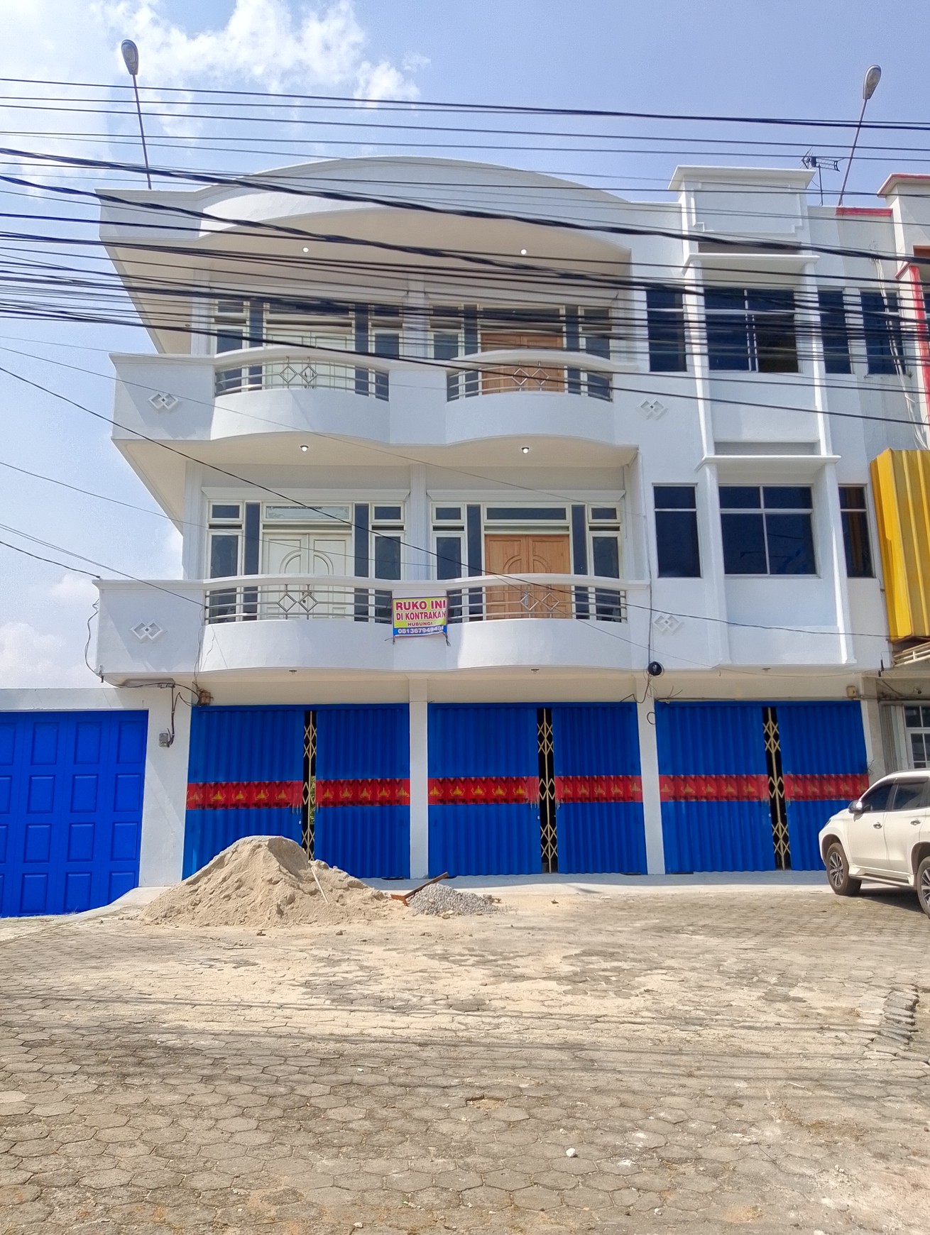 Disewakan Ruko 3 pintu plong di Teluk Betung Utara