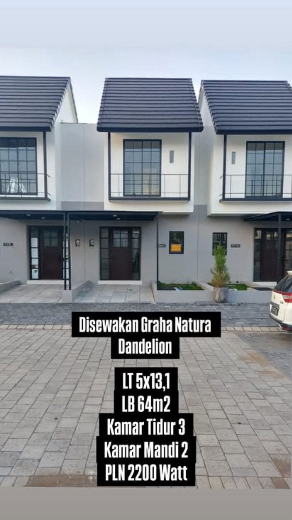 Murah 3 K.tidur Disewakan Rumah Graha Natura Dekat Minimalis Modern Area G Walk Citraland , Pakuwon Mall, Ptc, Supermall