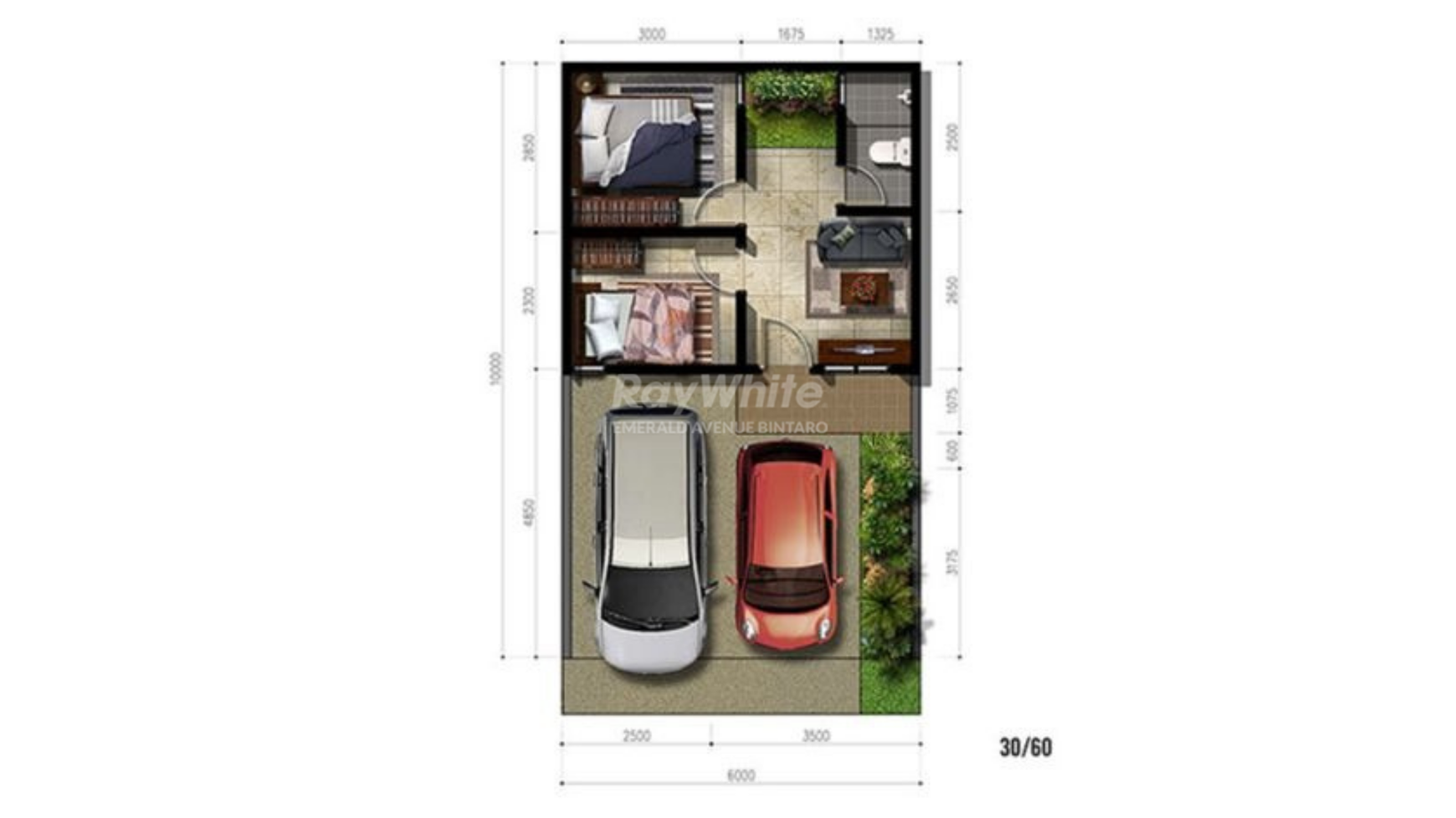Rumah Hoek Tanah 117m2 2 Kamar Fiera Graha Raya Dekat Sekolah dan Pusat Kuliner