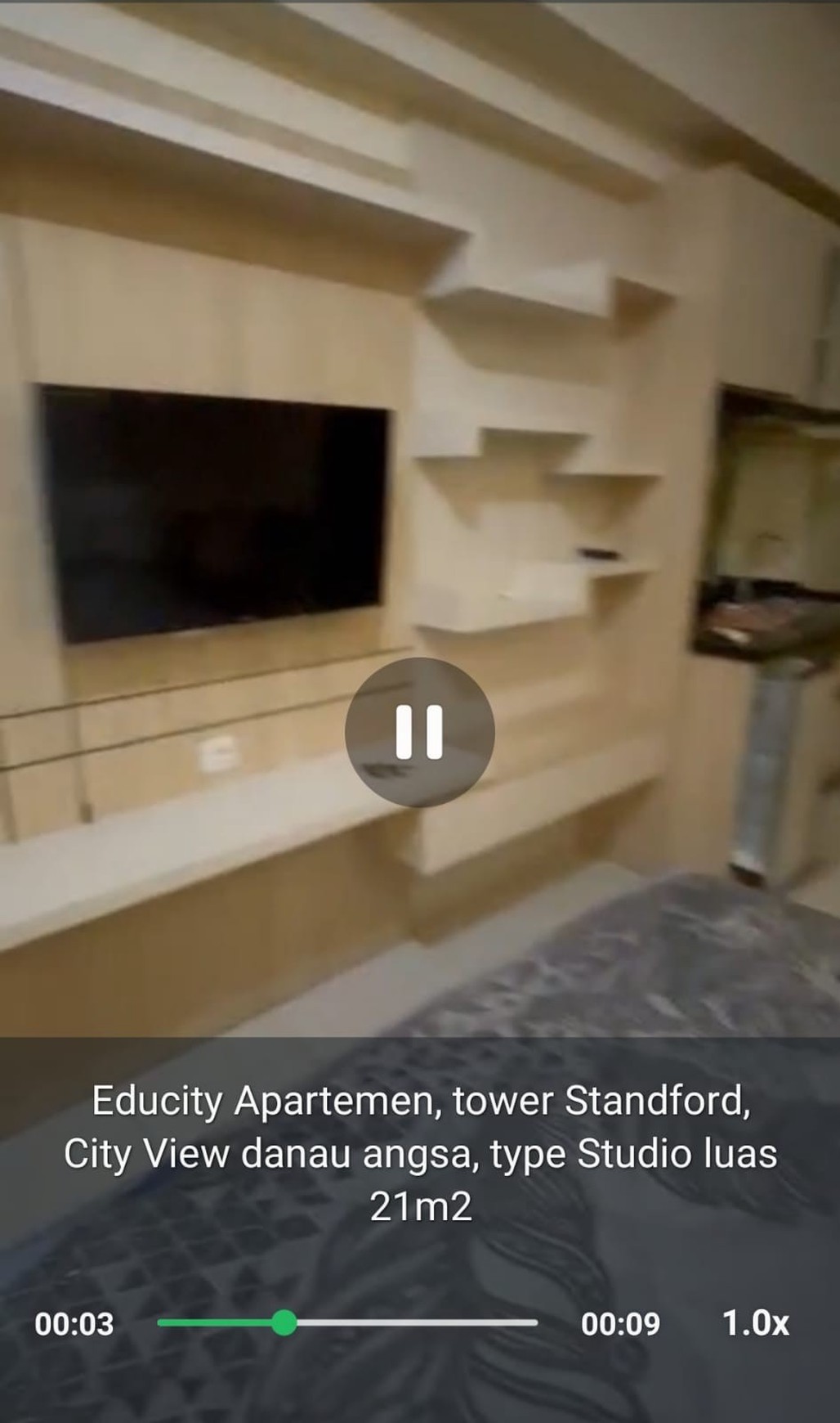APARTEMEN EDUCITY STANFORD VIEW DANAU ANGSA, PALING DICARI !