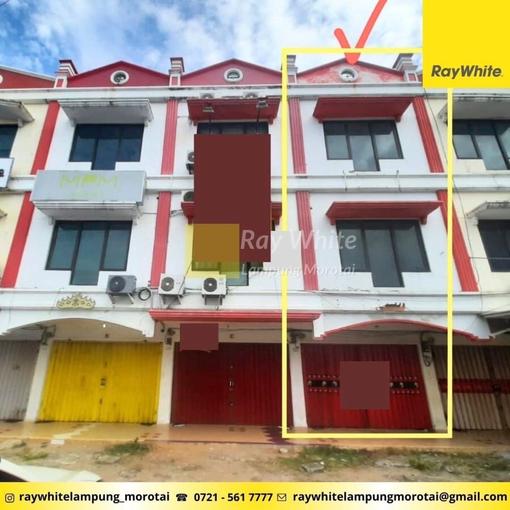 Dijual Ruko Murah 3 Lantai dekat Pemkot Bandar Lampung