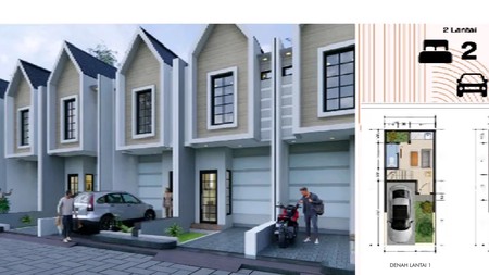 Rumah Baru Murah 390 Jutaan di Grand Semanggi 2 Surabaya