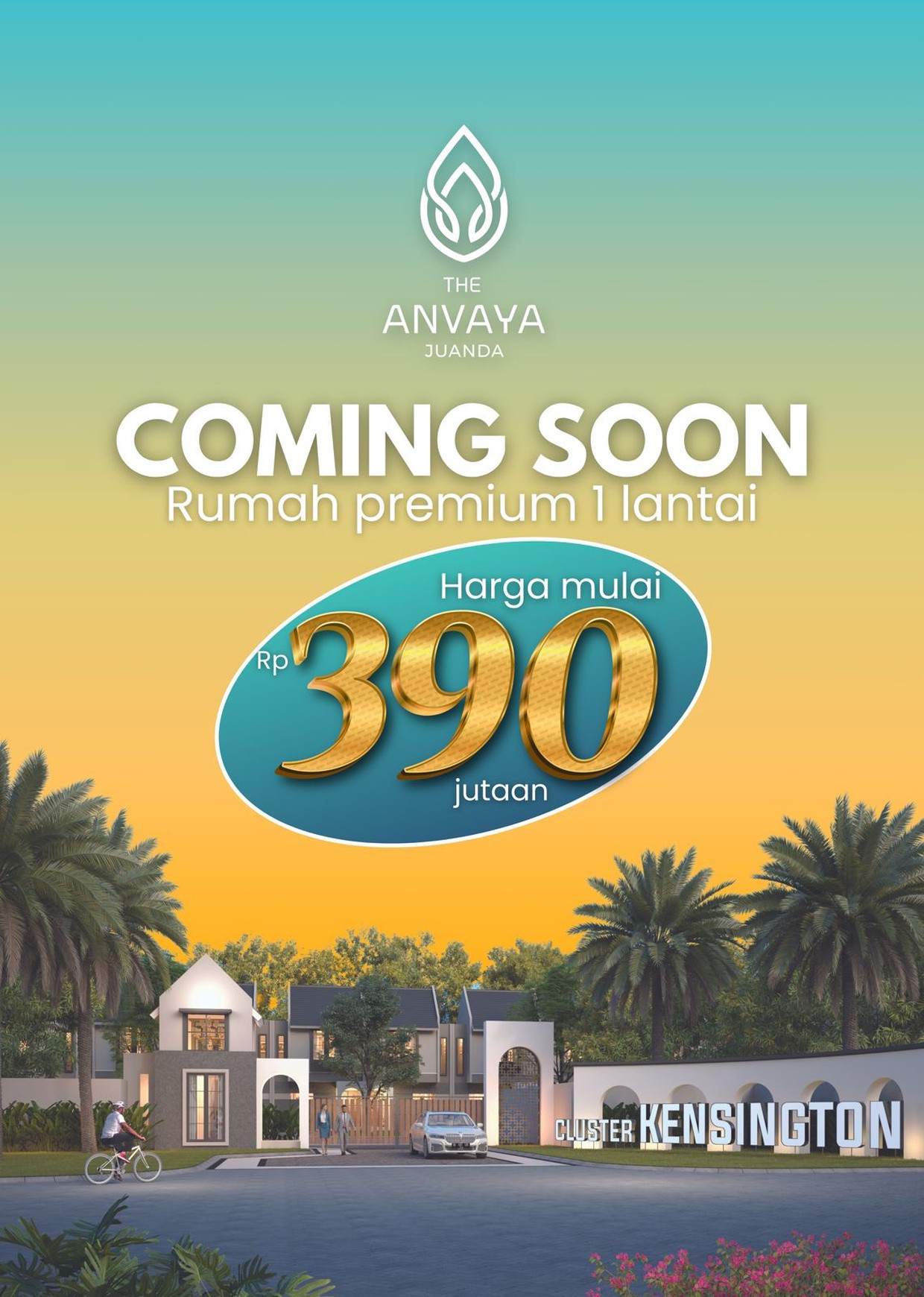 Rumah 399 Juta di Tambak Cemandi - Dekat Bandara Juanda, Prospek Investasi Airport City