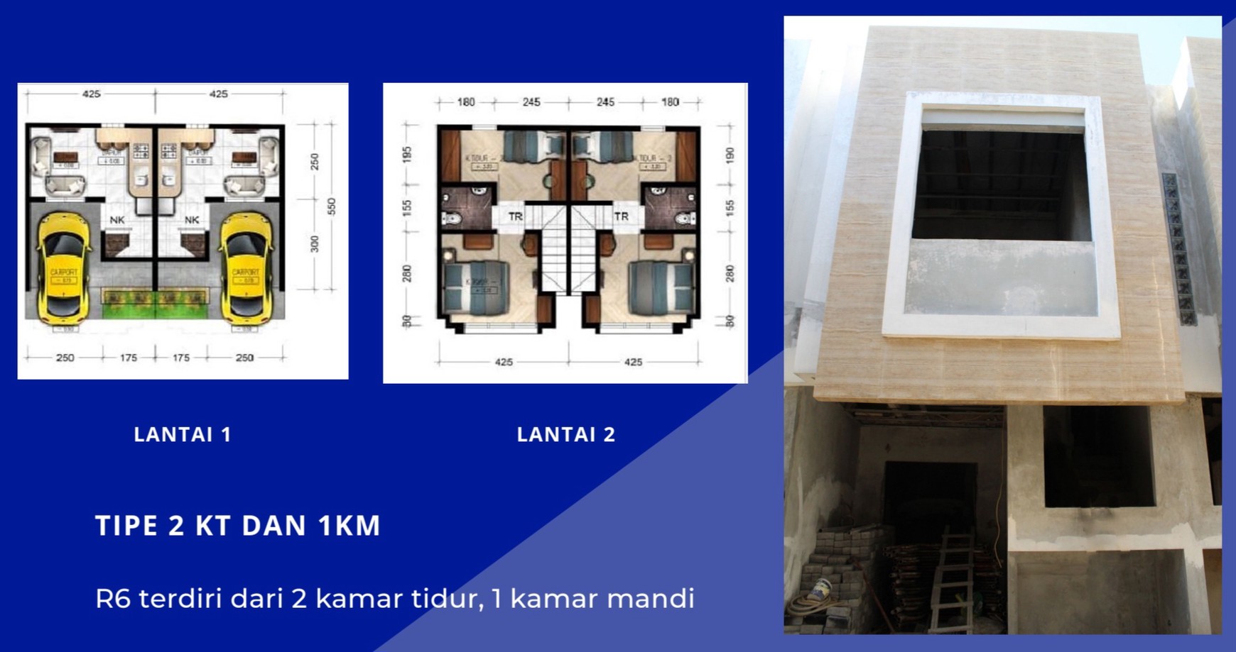 DIJUAL RUMAH BARU TOWNHOUSE 2 LANTAI, SIAP HUNI, KALIDERES, HARGA PROMO Rp 899 JUTA / A Brand New Townhouse in Kalideres FOR SALE (R6)