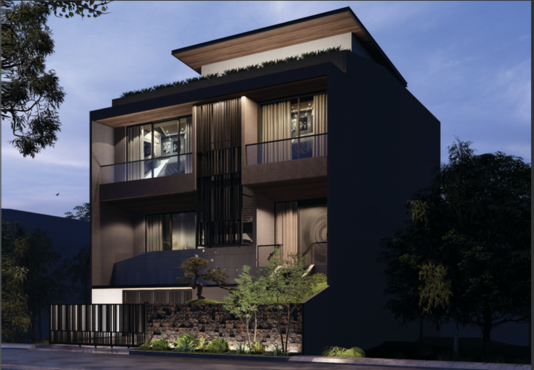 DIJUAL Rumah Golf Avenue Citraland Surabaya Rumah Baru 4 Lantai, Include Lift Premium Finishing