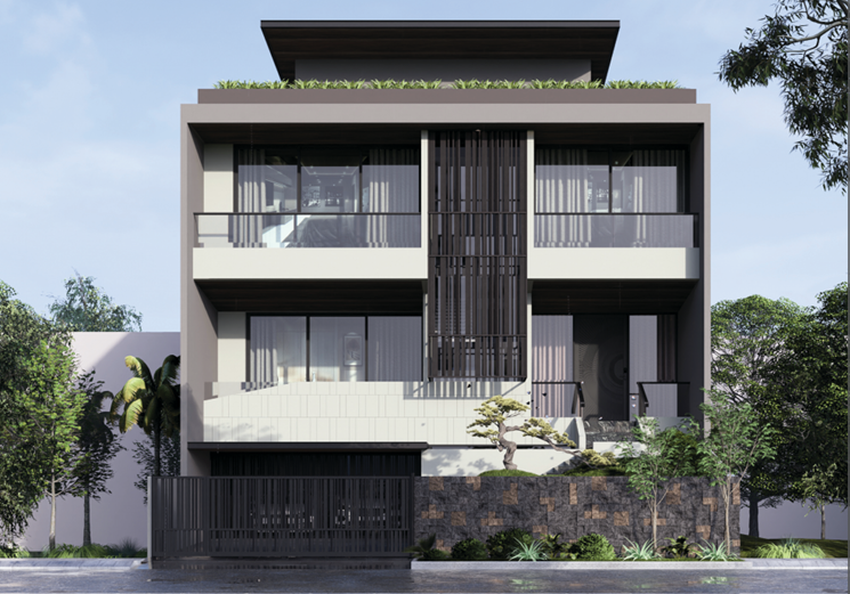 DIJUAL Rumah Golf Avenue Citraland Surabaya Rumah Baru 4 Lantai, Include Lift Premium Finishing