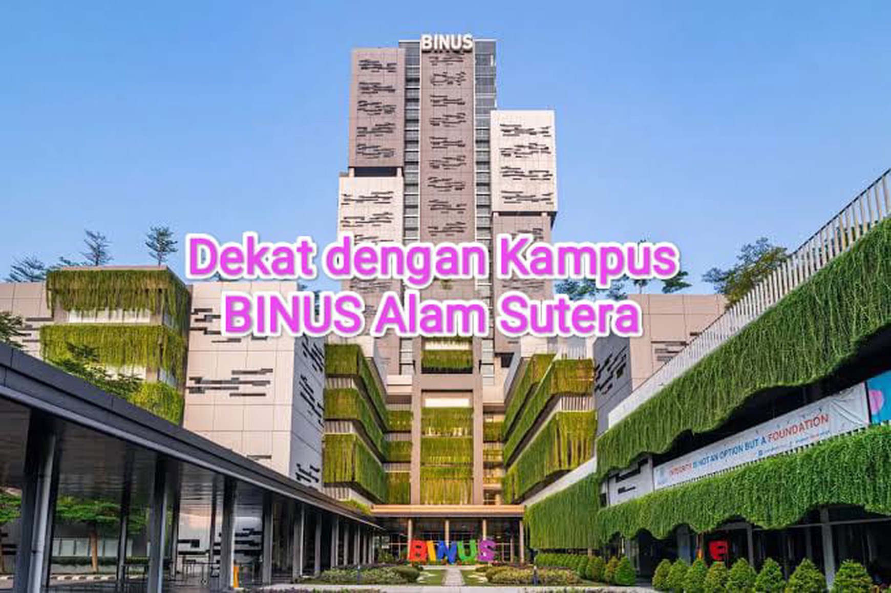 TANAH KAVLING DI CLUSTER EXCLUSIVE, NYAMAN DAN STRATEGIS. DEKAT MALL ALAM SUTERA, LIVING WORLD, BINUS UNIVERSITY