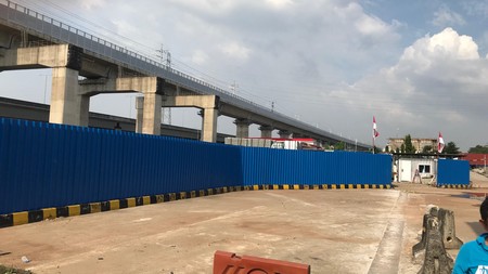 Gudang untuk usaha  Logistik atau Manufaktur, lokasi  strategis di kawasan Rest Area Jalan Tol Jakarta Cikampek KM19B,  Tambun Bekasi