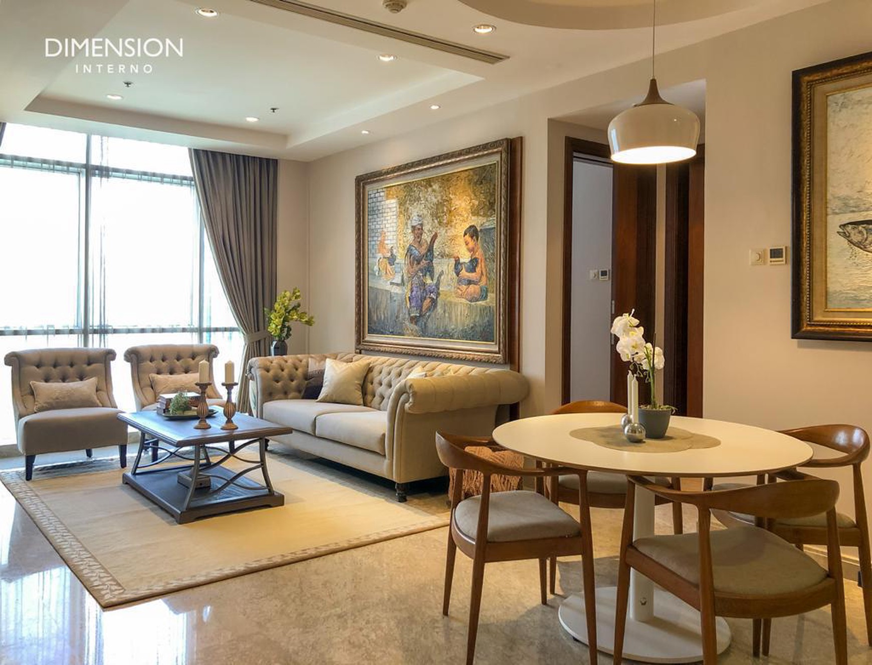 Dijual Apartemen Oakwood Mega Kuningan - Lantai 33, Luas 100 m, 3 Kamar Tidur