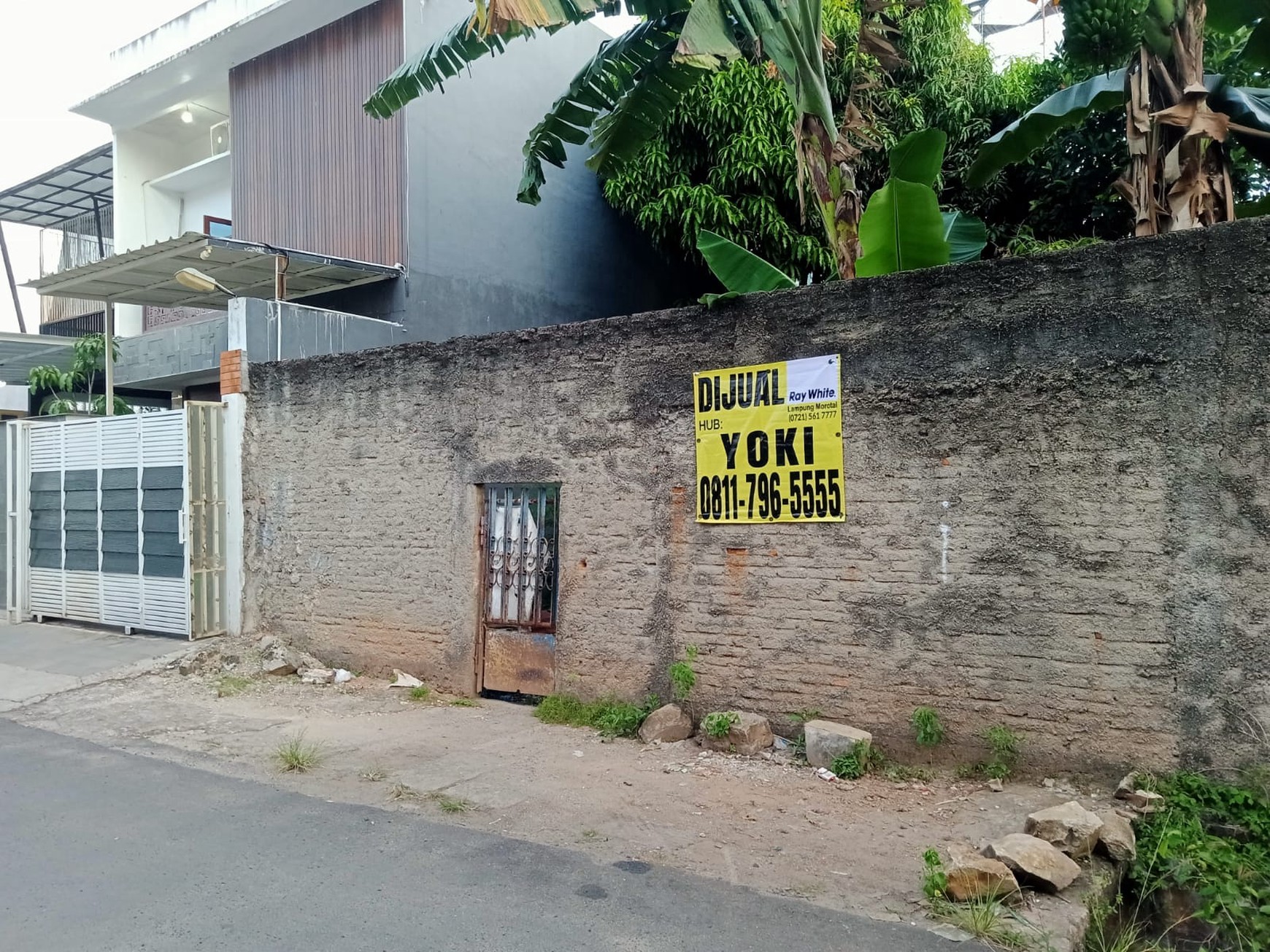 Tanah Kosong di Jln. H Juanda Terusan Way Kanan Pahoman Teluk Betung Utara, Bandar Lampung (Lampung)