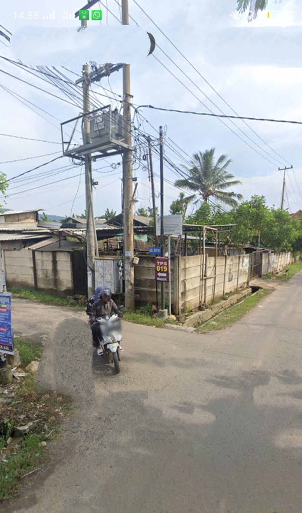 Tanah kosong pagar keliling di Jln. Pulau Bangka Sukabumi, Bandar Lampung (Lampung)