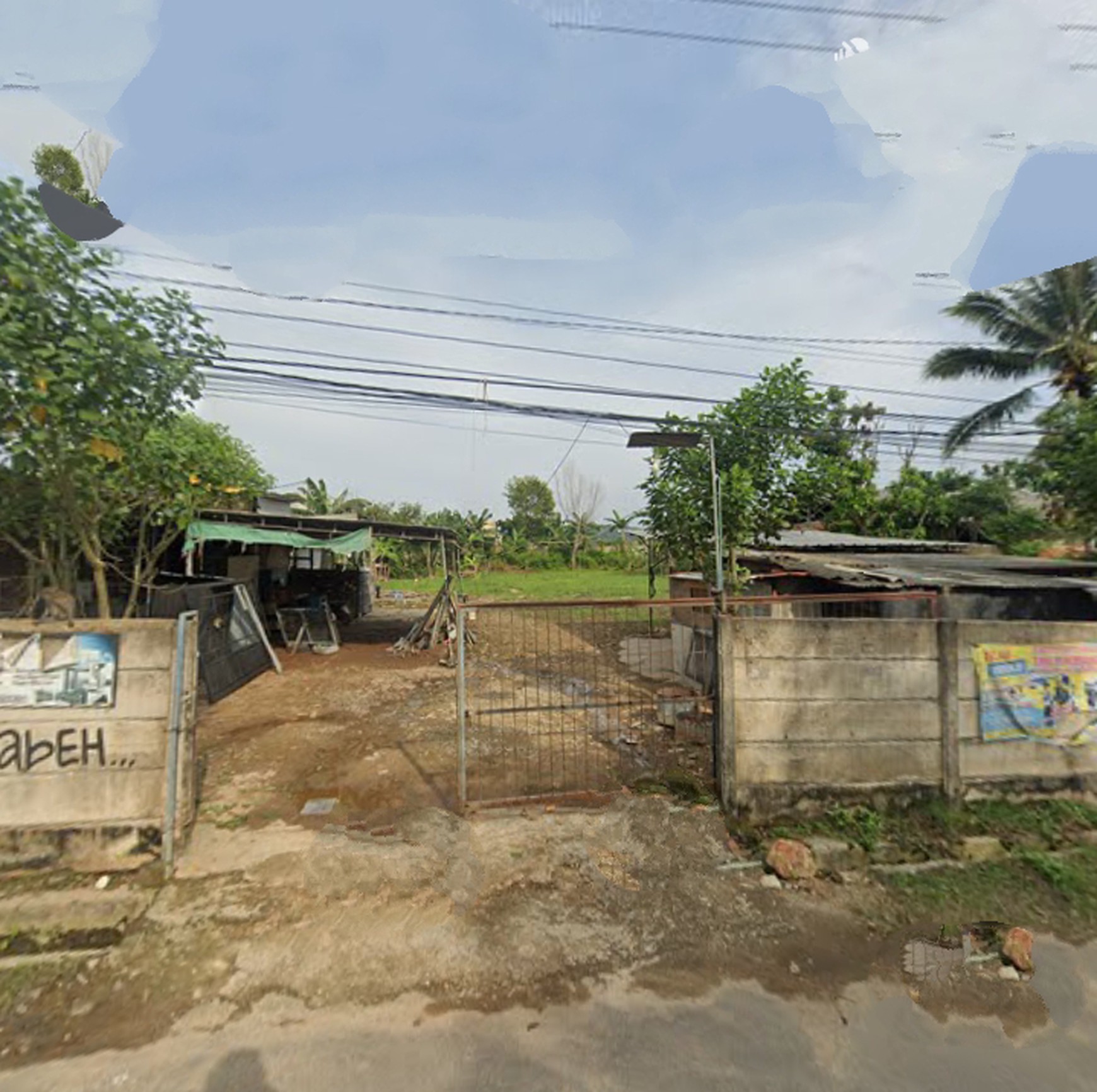Tanah kosong pagar keliling di Jln. Pulau Bangka Sukabumi, Bandar Lampung (Lampung)