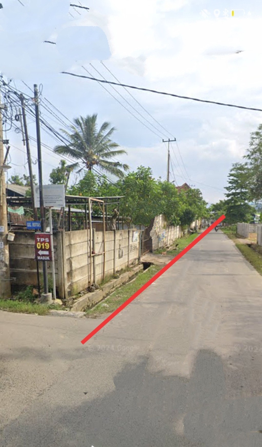 Tanah kosong pagar keliling di Jln. Pulau Bangka Sukabumi, Bandar Lampung (Lampung)