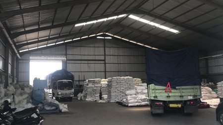 Dijual 3460 m2 Gudang Mojosari - Trawas - Mojokerto Jawa Timur Ada Mess Karyawan - Shm