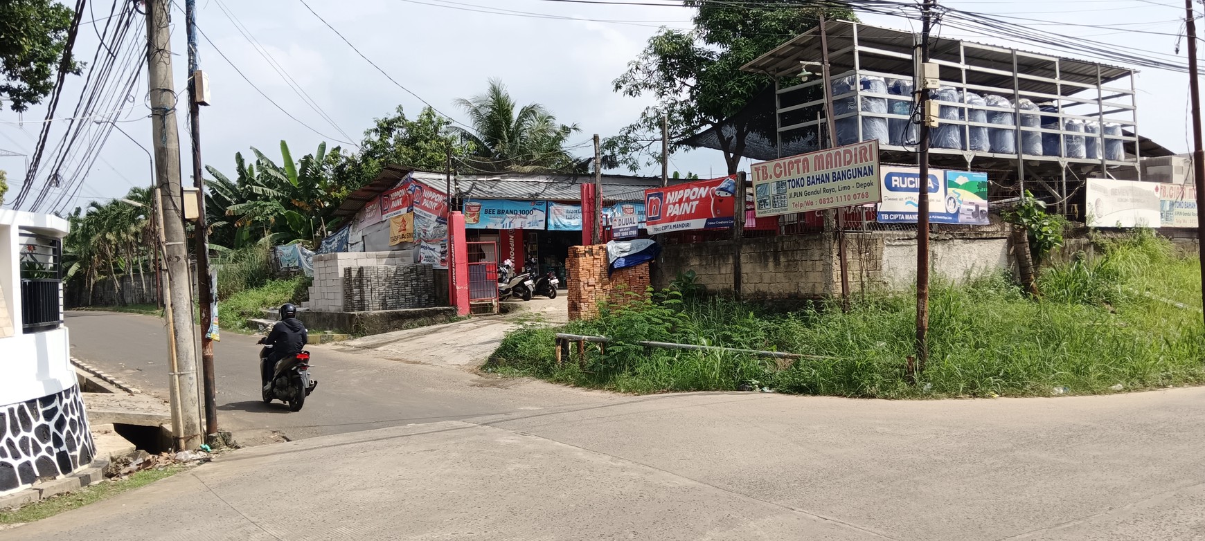 Dijual Tanah Komersial Posisi Hoek di Cinere, Depok