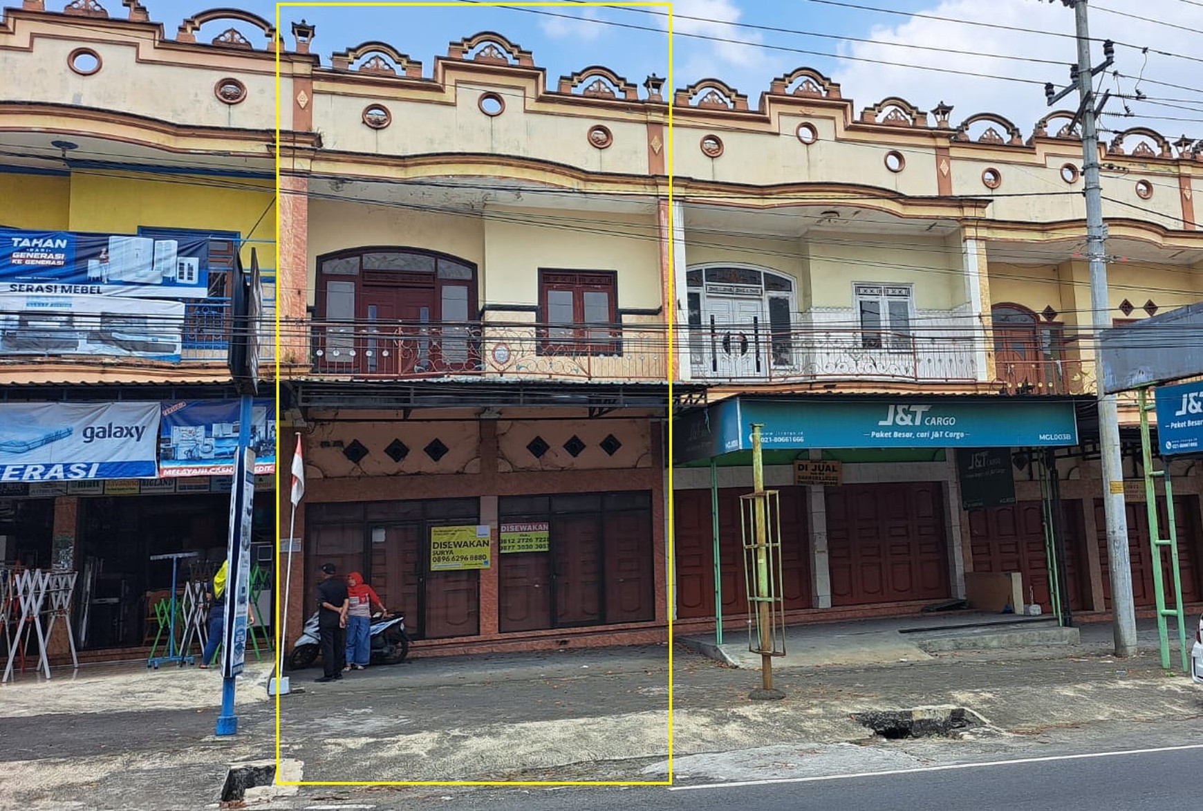 Disewakan Ruko 2 Lantai Lokasi Startegis di Jalan Magelang - Purworejo 