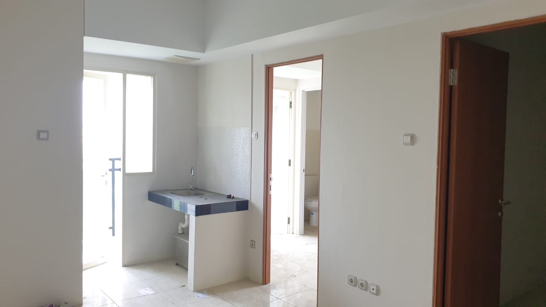 jual cepat termurah 2 apartemen studio jadi 1 green lake tangerang banten hanya 550jt nego tipis