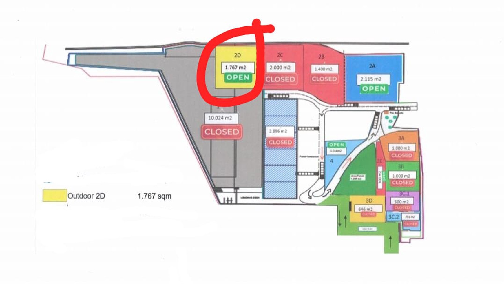 Disewa Lahan 1.767 m2, Murah, siap pakai di rest area KM19B Tol Cikampek Tambun.