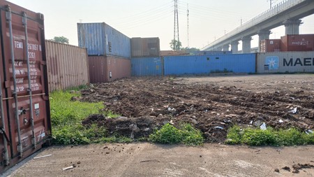 Disewa Lahan 1.767 m2, Murah, siap pakai di rest area KM19B Tol Cikampek Tambun.