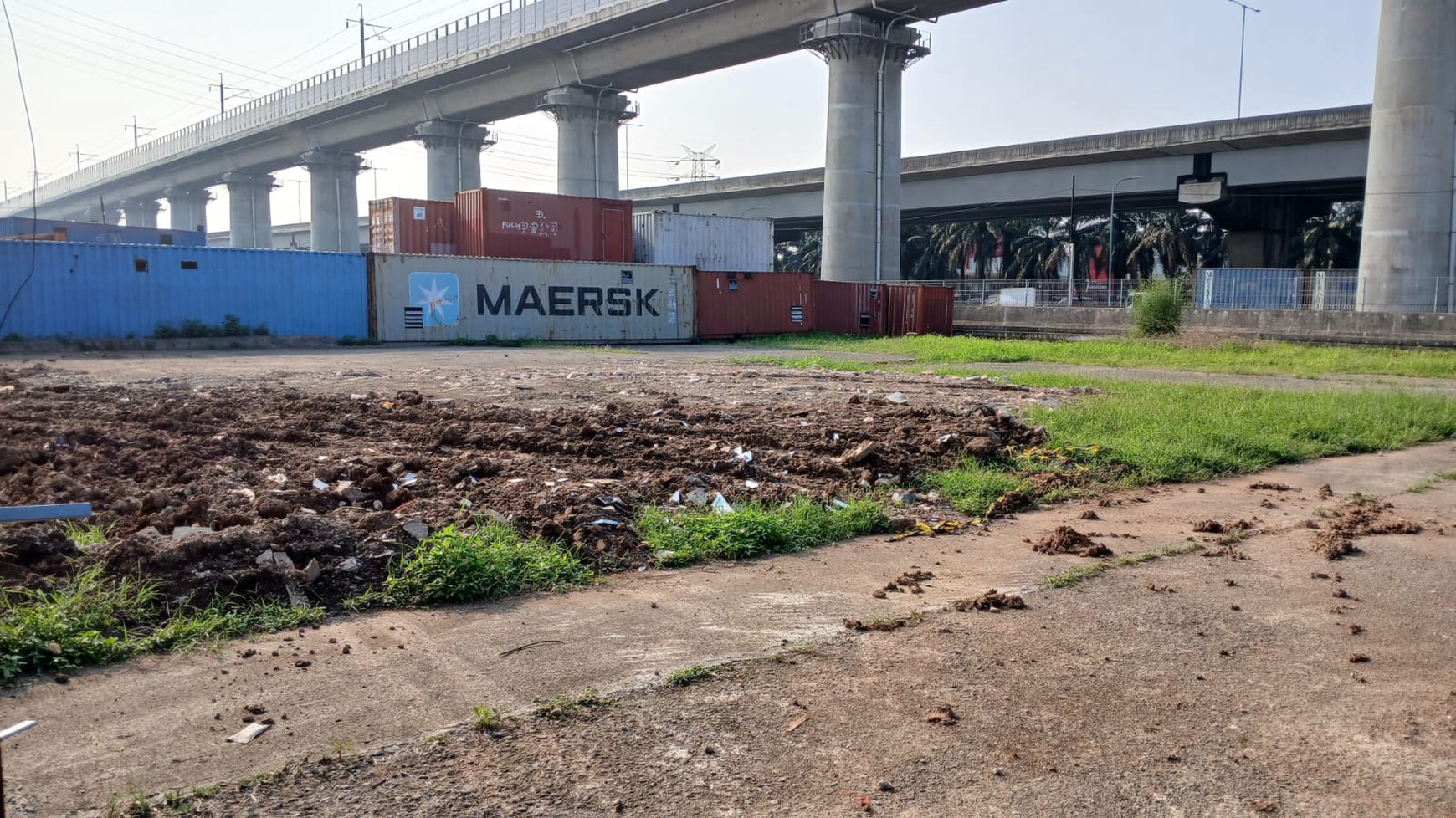 Disewa Lahan 1.767 m2, Murah, siap pakai di rest area KM19B Tol Cikampek Tambun.