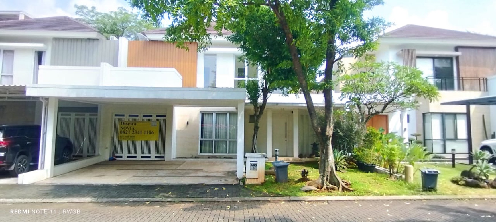 disewa rumah strategis tengah kota jarang ada, kondidi rapih terawat, siap huni de park cluster cajuputy bsd city