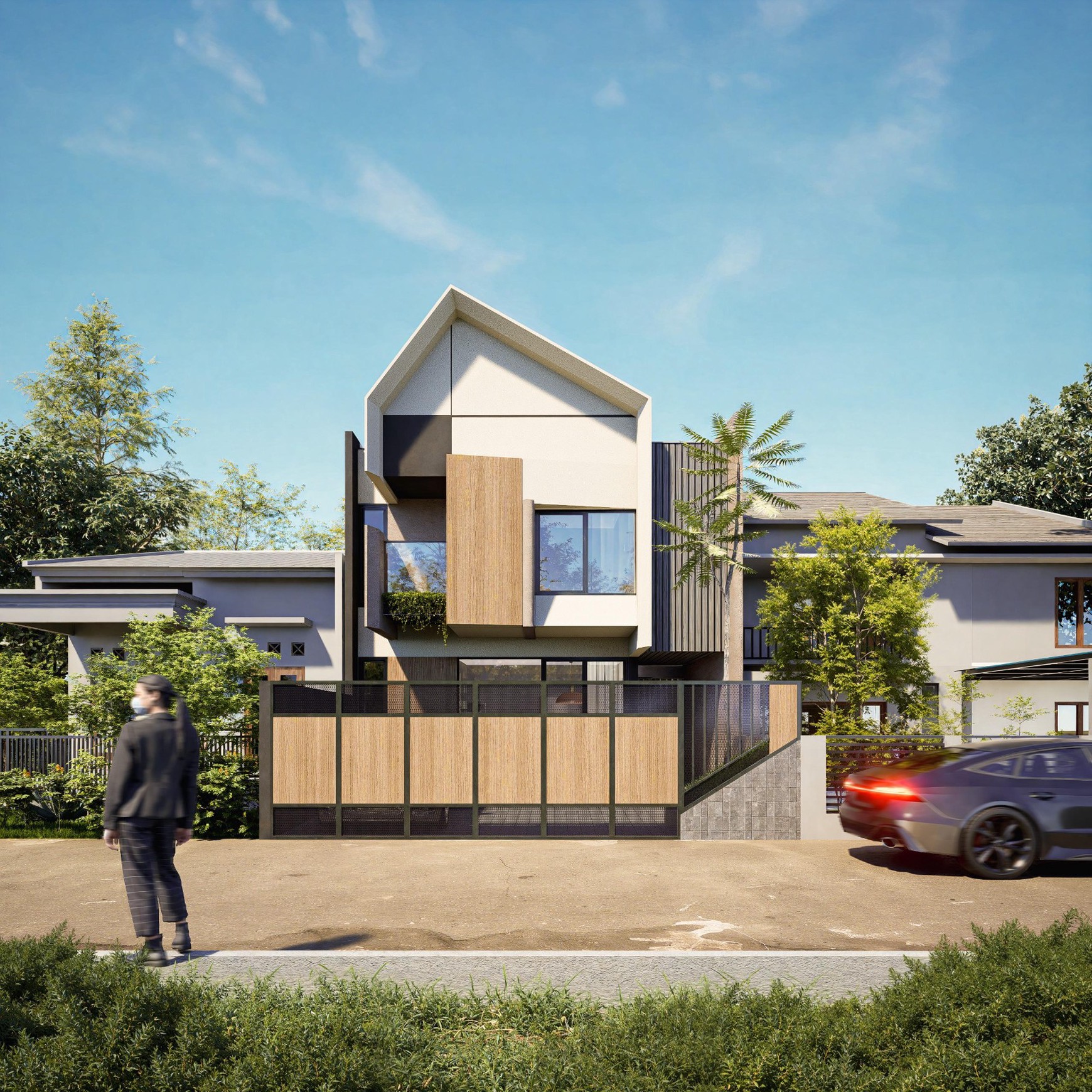 Rumah Baru,jalan lebar di Bintaro Jaya 9