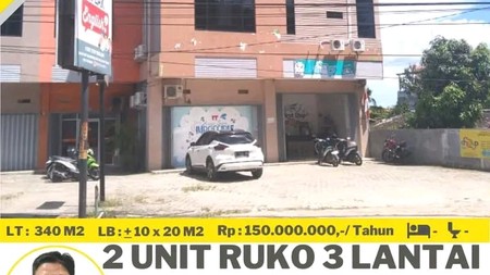 DISEWAKAN RUKO 3 LANTAI DI JL.URIP SUMOHARJO BANDAR LAMPUNG