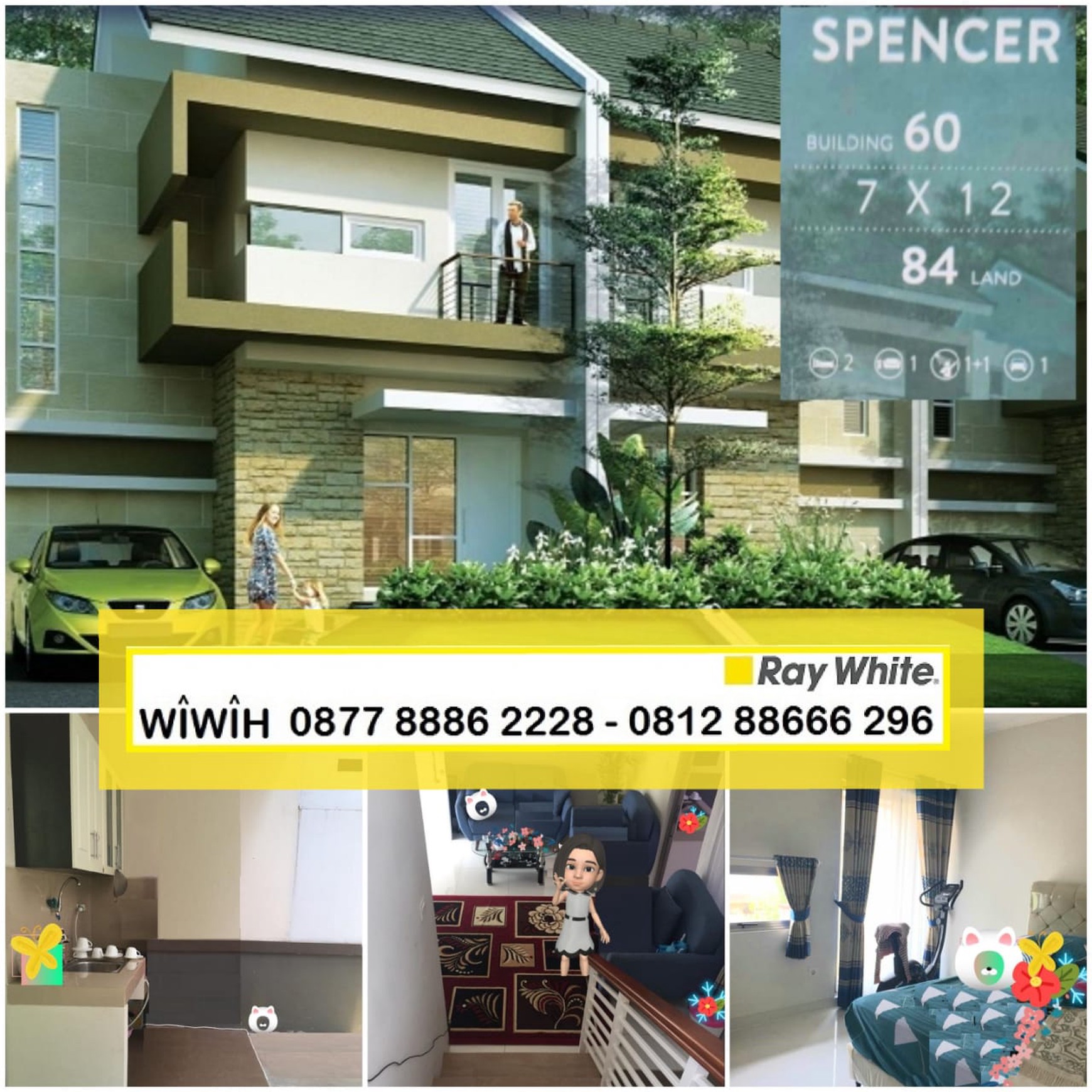 Rumah Cantiq Minimalis di Royal Tajur Residence luas 84 m, harga 950 Jt nego sampai DEAL