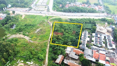 Tanah Luas di Jalan Raya Sawangan - Cocok untuk Townhouse/Komersial