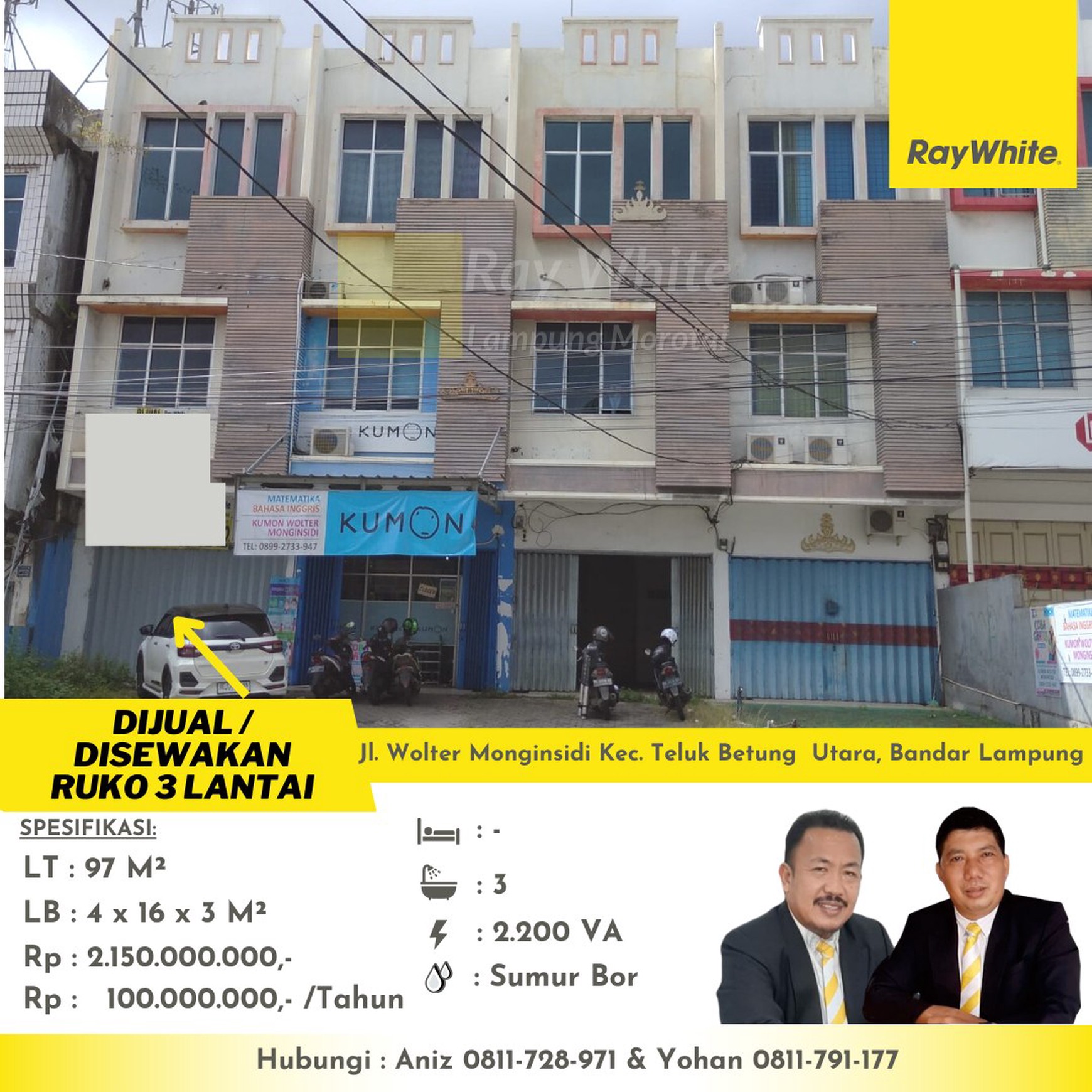 ruko murah teluk betung