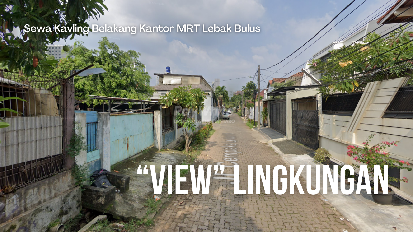 Tanah kavling komersial Lebak Bulus, investasi properti Jakarta Selatan