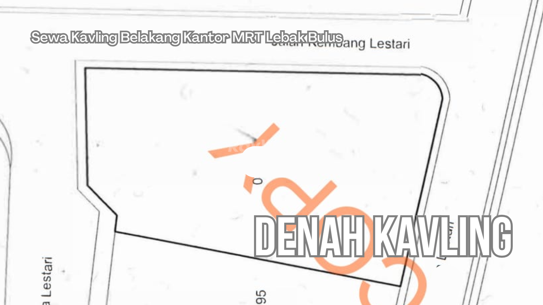 Tanah kavling komersial Lebak Bulus, investasi properti Jakarta Selatan