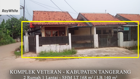 FOR SALE Rumah Tangerang Komplek Veteran dekat Pasar Kamis Tangerang