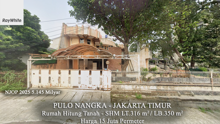 FOR SALE Murah Dibawah NJOP Rumah Pulo Nangka Kayu Putih Jakarta Timur